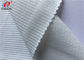 Anti Pilling Stripe 86 Nylon 14 Lycra Fabric Sportswear Material For Trousers