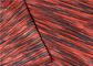 melange Weft Knitted Fabric Polyester Spandex Yarn Dyed Fabric For Sportswear
