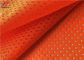 Flameproof Fluorescent Mesh Material Fabric Orange Polyester Fabric For Safety Vests