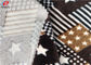 Custom Screen Print 92 Percent Polyester 8 Percent Spandex Stretch Velvet Knit Fabric