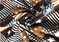 Custom Screen Print 92 Percent Polyester 8 Percent Spandex Stretch Velvet Knit Fabric