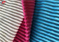 Textile Material Poly Jacquard Strip Velboa Minky Plush Fabric For Sofa