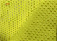 120GSM Yellow Color Fluorescent Material Fabric For Fashion Traffic Safety Clothing