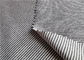 Grey Yarn Dyed 160CM Polyester Spandex Fabric
