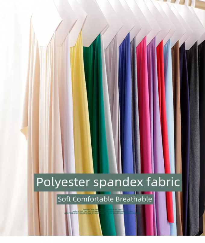 Single Face Brush 95 Polyester 5 Lycra Fabric Knitted Dying For Clothes