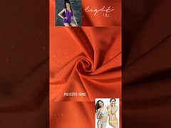 Knit Polyester Spandex Fabric 4 Way Stretch For Yoga Leggings Swimwear