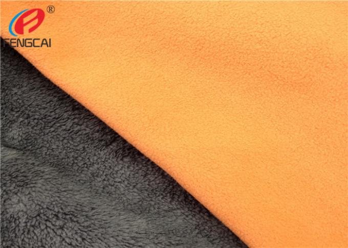 Soft Shell Fabric TPU Coated Fabric Polar Fleece Bonded With Velboa ...